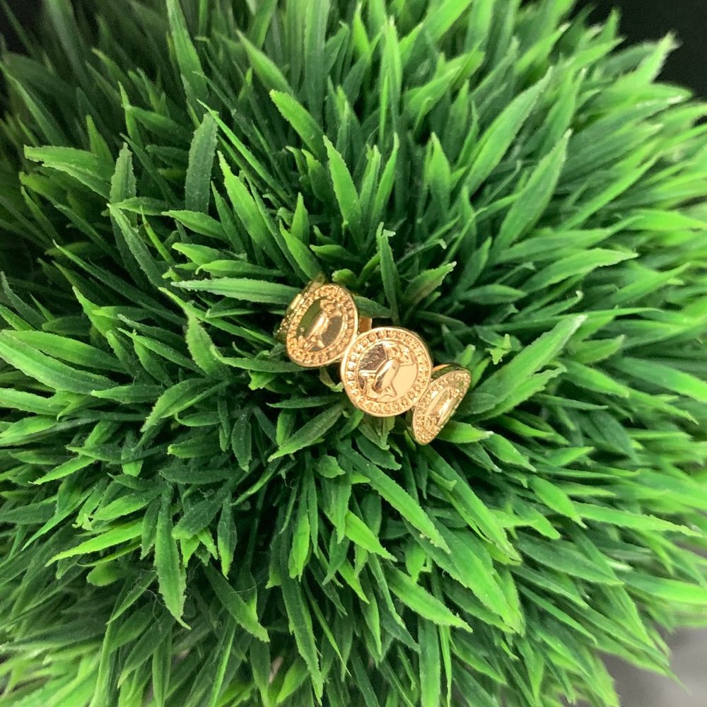 ASOS Gold Medallion Ring